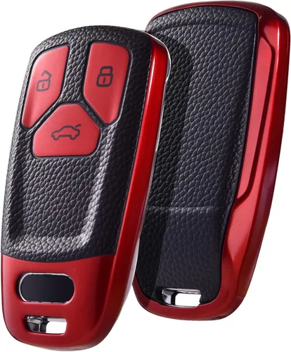 Vista 14 de ELOHEI Funda para Llavero de Audi, Cubierta de TPU Suave Premium con Protección Completa de 360 Grados, Accesorios de Estuche para Llave Compatible