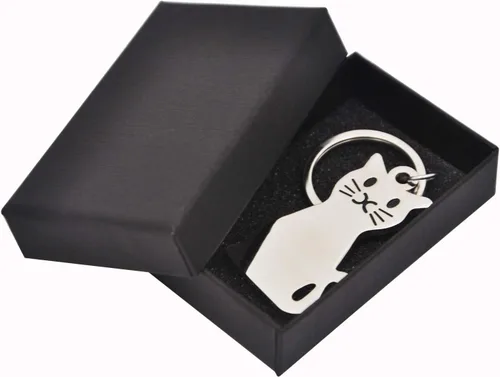 Vista 6 de Elechobby Llavero interesante (forma de gato)