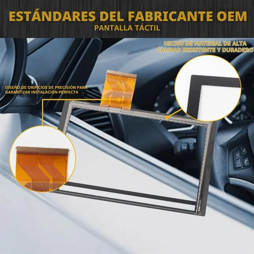 Vista 4 de Dasbecan Pantalla táctil compatible con Mitsubishi Outlander 2020 2021 2022