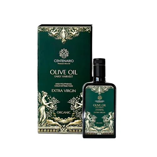Vista 3 de Aceite de Oliva Extra Virgen Centenario Rico en Polifenoles, Aceite de Oliva Orgánico Prensado en Frío, Aceite de Oliva Bebible Rico en Polifenoles