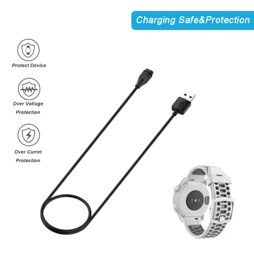 Vista 4 de ECSEM - Cable de carga compatible con Coros Pace 3/Pace 2/Apex 42MM 46MM/Apex/Apex Pro/Vertix/Vertix 2 Cargador USB Cable de Repuesto Cable de Carga