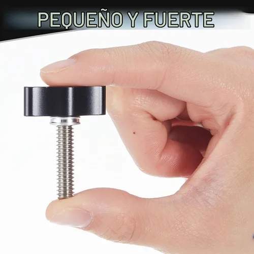Vista 4 de Tandefio - Perno de perilla de alas de 1/4"-20 x 1", 16 unidades, tornillo de pulgar inoxidable aleación de aluminio