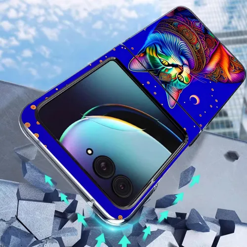 Vista 4 de Razr Plus 2023 - Funda protectora rígida a prueba de golpes para Motorola Razr+ 2023 y Razr Plus 2023