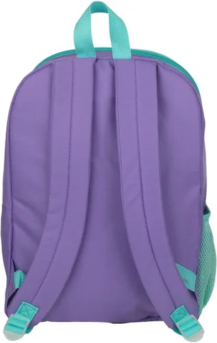 Vista 5 de Frozen Forever Sisters - Juego combinado de 2 piezas de mochila y almuerzo para niña, Multi colorido, Niño