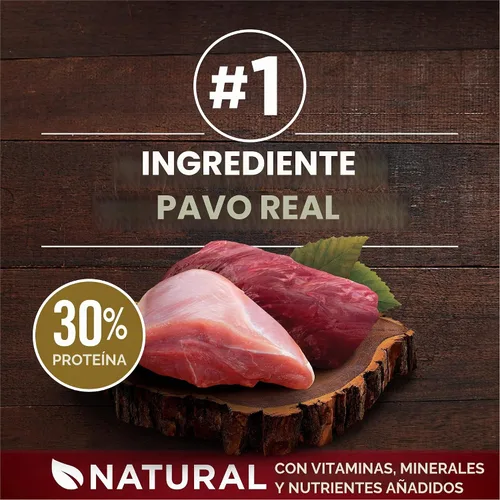 Vista 4 de Purina ONE True Instinct con una mezcla de pavo auténtico y venado alimento para perros seco - Bolsa de 7.4 lb Denso en nutrientes, con un 30%