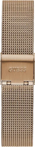 Vista 3 de GUESS Reloj analógico de cuarzo para mujer con correa de acero inoxidable, oro rosa, 184 (Modelo GW0031L3)