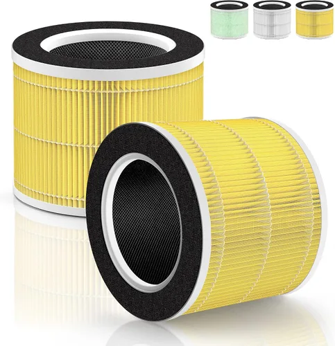 Vista 9 de [Blanco mejorado] RP-AP088 RP-AP088B Filtro de repuesto compatible con RENPHO RP-AP088-F1 RP-AP088-F2 H13 Filtro de repuesto verdadero