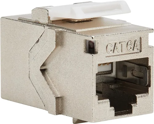 Vista 9 de Tripp Lite Conector Keystone sin herramientas blindado RJ45 STP Cat8, 568A/568B, 110 IDC a RJ45 macho, termina sin herramientas especiales