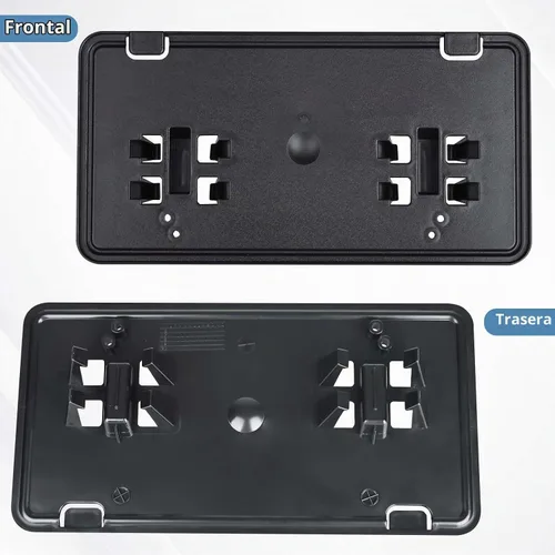 Vista 7 de Reemplazo para Soporte de Marco de Placa de Matrícula del Parachoques Delantero 2018-2020 Ford F150 JL3Z17A385BA