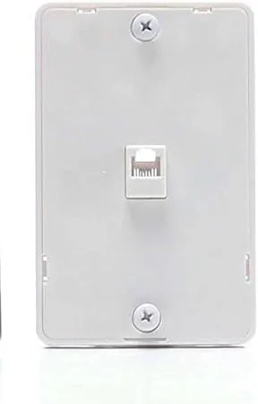 Vista 5 de Teléfono de pared industrial con dialpad y placa de pared - ASH/Beige by HQTelecom