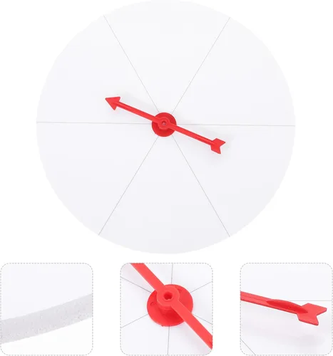 Vista 6 de Vaguelly Diy Party Prize Wheel Turntable giratorio para juegos, rafles y celebraciones, herramienta de juego de fortuna para reuniones y eventos