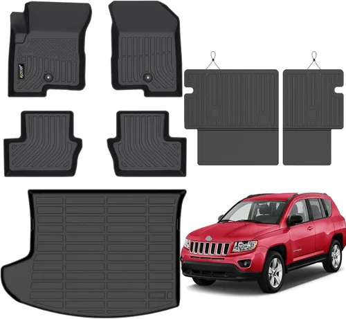 Vista 114 de Juego completo de tapetes de auto para todo tipo de clima, revestimiento automotriz para piso y maletero