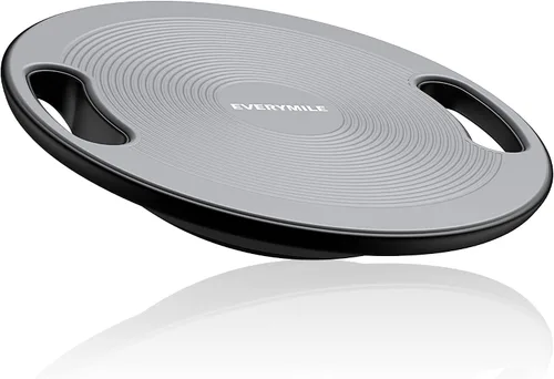 Vista 8 de Wobble Balance Board, Exercise Balance Stability Trainer Portable Balance Board with Handle for Workout Core Trainer Physical Therapy & Gym No-Skid