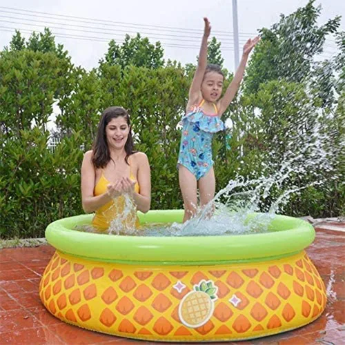 Vista 6 de JLeisure Sun Club 17789 - Piscina inflable 3D de 5 x 16.5 pulgadas, capacidad para 1 a 2 personas, para niños sobre el suelo, 2