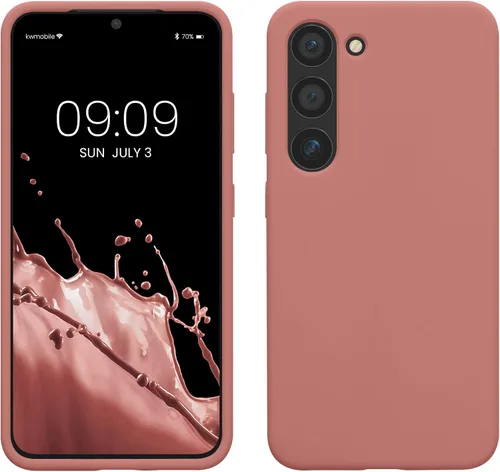 Vista 103 de kwmobile Funda compatible con Samsung Galaxy S9 - Funda de silicona TPU con acabado suave - Blue Reef