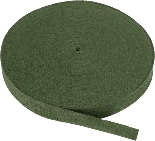 Vista 197 de PATIKIL Cinta de sarga de algodón de 1 pulgada, 50 yardas, cinta de algodón, cinta de encuadernación al bies, cinta de espiga para costura, Verde