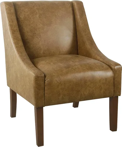 Vista 27 de HomePop Swoop - Silla de sala de estar con apoyabrazos, terciopelo gris