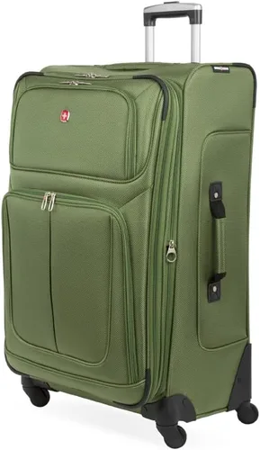Vista 114 de SwissGear - Equipaje suave expandible Sion con ruedas, Negro