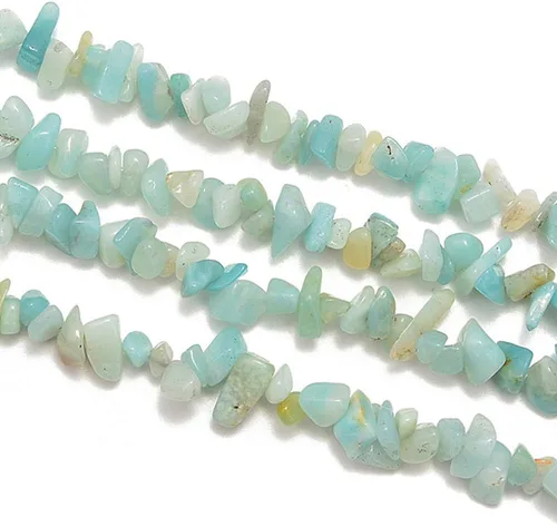 Vista 2 de PLTbeads Kit de pulseras de cintura de piedras preciosas curativas natrales de 0.197-0.315 in, diseño de piedras irregulares, fabricación de joyas