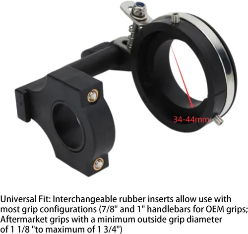 Vista 2 de Acouto Bloqueo del acelerador de motocicleta para R1200GS R1250GS, clip de asistencia de bloqueo del acelerador de la motocicleta de 0.866 in