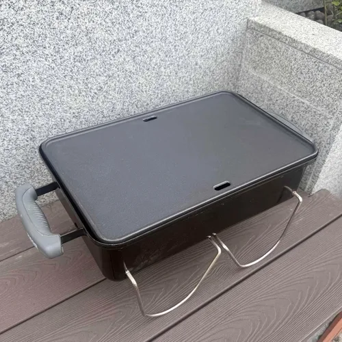 Vista 6 de Parrilla de hierro fundido para parrilla de carbón y gas Weber Go-Anywhere