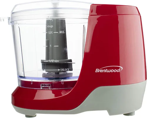 Vista 9 de Brentwood MC-109W - Mini picadora de alimentos de 1.5 tazas, color blanco