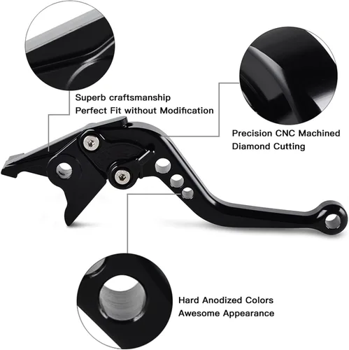 Vista 3 de Palancas de freno de embrague de motocicleta para Suzuki GSX600F GSX750F 1998 2006 para Katana DL650 V-Strom 2004-2010 GSF600F 1989-1997