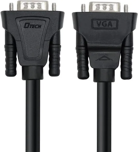 Vista 3 de DTECH Cable VGA a VGA de 5 pies para proyector de monitor de computadora 1080p de alta resolución (4.9 ft)