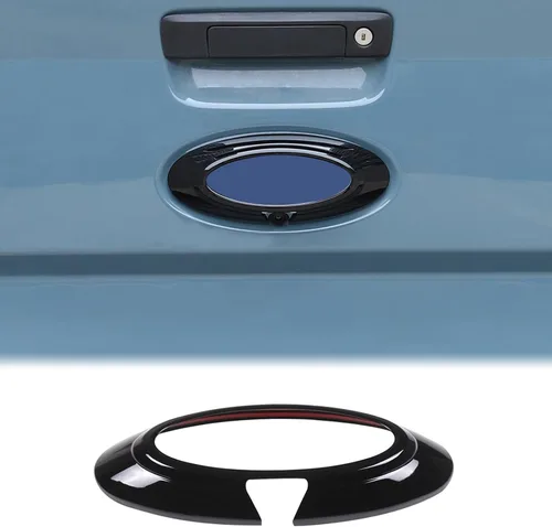 Vista 17 de Emblemas delanteros y traseros para auto, anillo, cubierta, compatible con Ford Maverick 2022-2024, emblema de maletero trasero, emblema