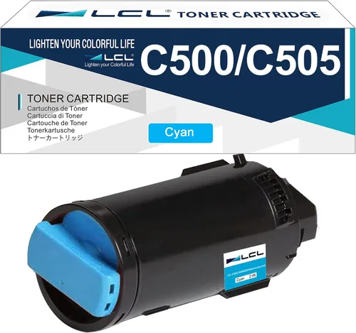 Vista 8 de LCL Cartucho de tóner remanufacturado de repuesto para Xerox VersaLink C505 C505S C505X C500 C500N C500DN 106R03861 (paquete de 1 amarillo)