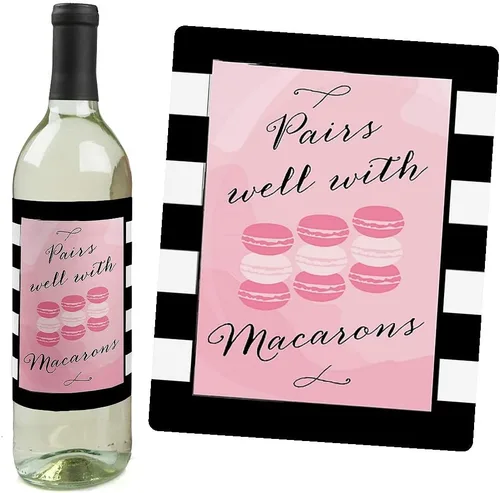 Vista 4 de Big Dot of Happiness París, Ooh La La - Decoraciones temáticas de baby shower o fiesta de cumpleaños para mujeres y hombres - Calcomanías