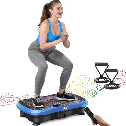 Vista 23 de AXV Vibration Plate Exercise Machine Fitness Platform Body Vibrating Board ARK.ROSA