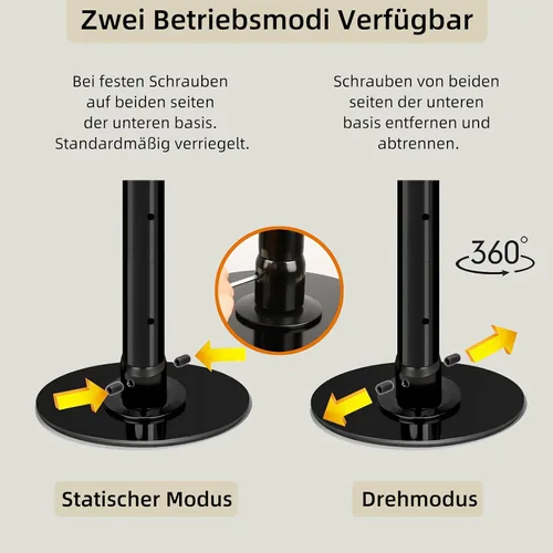 Vista 4 de Juego de Tubo de Baile - Altura Ajustable Premium 7.38-8.85 pies Portátil 45 mm de Diámetro 360° Tubo de Baile Giratorio para el Hogar, Capacidad
