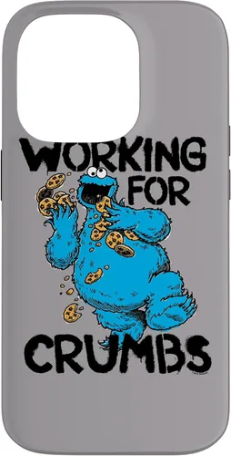 Vista 17 de iPhone 12/12 Pro Sesame Street Cookie Monster Trabajo para migas caso