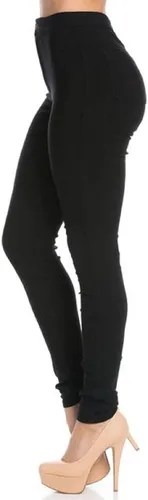 Vista 3 de SOHO GLAM - Jeans elásticos entallados con cintura superalta, para mujer (S-3XL)