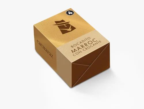 Vista 2 de Cachafaz Mezcla de chocolate Marroc de maní y chocolate con leche con arroz crujiente.26.46 oz / 26.45 onzas