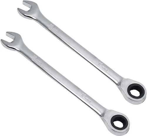 Vista 12 de Llave de trinquete de 1-1/8 pulgadas, llave combinada de trinquete, 12 puntos, 72 dientes para proyectos SAE espacios reducidos
