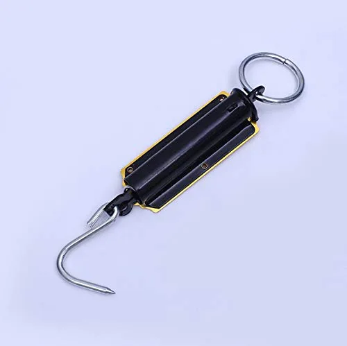 Vista 3 de XINTU Básculas de peces de resorte, báscula mecánica de bolsillo con lazo para colgar, para el hogar, cocina, equipaje, pesca (26.5 lbs)