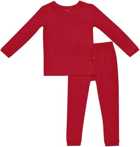 Vista 15 de KYTE BABY Juego de pijama para niños pequeños – Pijamas para niños pequeños hechas de material de rayón de bambú suave Pollito de Aloe