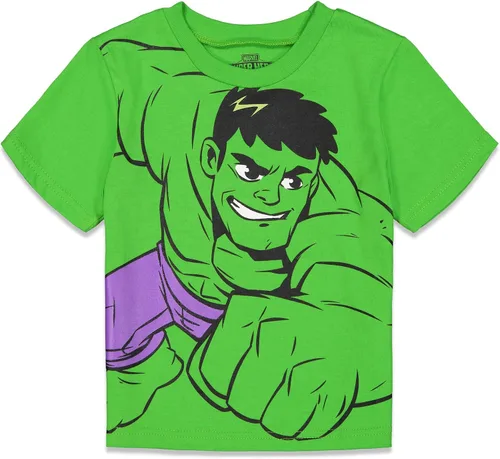 Vista 5 de Marvel Avengers Spidey and His Amazing Friends 4 Pack T-Shirts Toddler to Big Kid