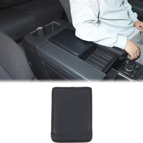 Vista 8 de Aunginsy Funda para caja de almacenamiento oculta compatible con Toyota Tundra 2022 2023 2024 2025 2026, bandeja organizadora de consola central