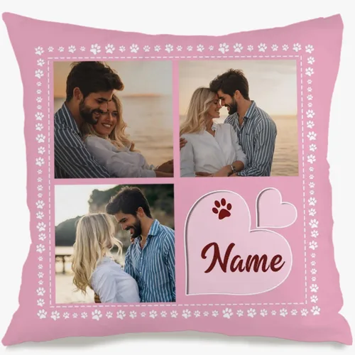 Vista 12 de Personalized Quote Pillow Case with one Photo and Your Added Words Building a Unique Decorative Cushion Suitable for Heartfelt Gift Sharing