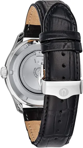 Vista 3 de Bulova Men's Classic 6 Hand Power Reserve Leather Strap Watch