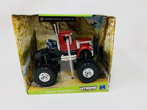 Vista 2 de New-Ray 1:43 Escala Internacional Lonestar Monster Truck (suspensión de trabajo)