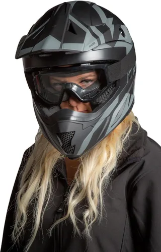 Vista 7 de Raider Off Road Z7 MX unisex para adultos (negro mate) (negro mate, talla M)