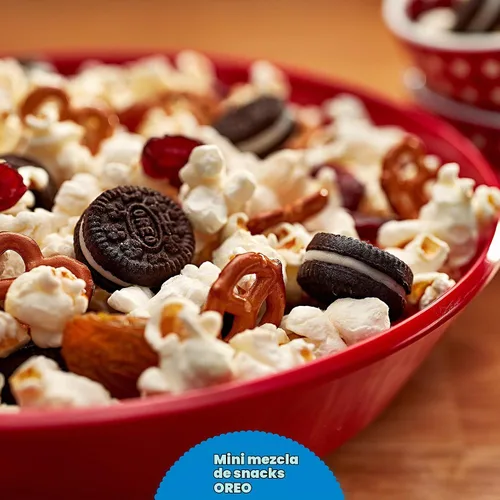 Vista 12 de OREO Mini galletas sándwich de chocolate, 12 paquetes de aperitivos