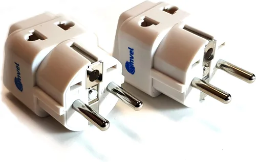 Vista 11 de Adaptador de corriente universal internacional convertidor de punta de enchufe - Convertir Europa, EU/UK/CN/AU a Estados Unidos - Ideal