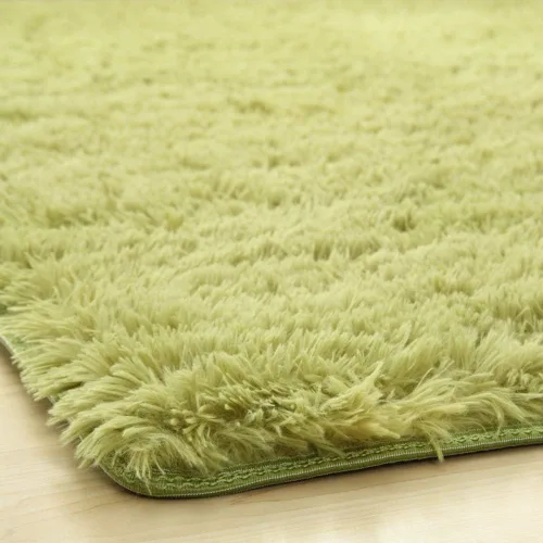 Vista 3 de Kekon Alfombra cuadrada moderna ultra suave para interior, esponjosa, antideslizante, sedosa, para sala de estar, dormitorio, habitación de niños