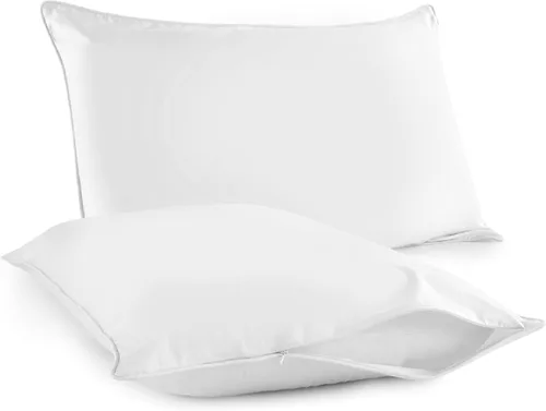 Vista 10 de Protector de almohada de algodón orgánico, tamaño estándar, 100% algodón, certificado GOTS, funda protectora con cremallera, hipoalergénica, lavable