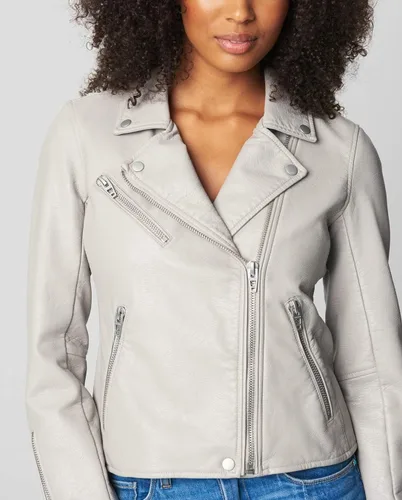 Vista 3 de BLANKNYC Chaqueta de motocicleta de cuero vegano semi ajustada para mujer